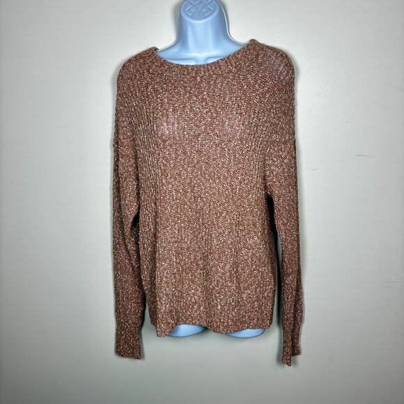 Universal Thread Sweaters - Universal Thread Women's Open Knit Sweater Small Brown Copper Beachy Light